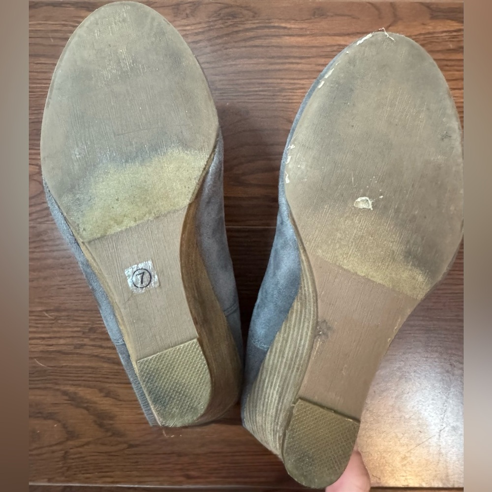 Report | Gray Suede Women’s Ankle Booties | Size 7 - Picture 6 of 6